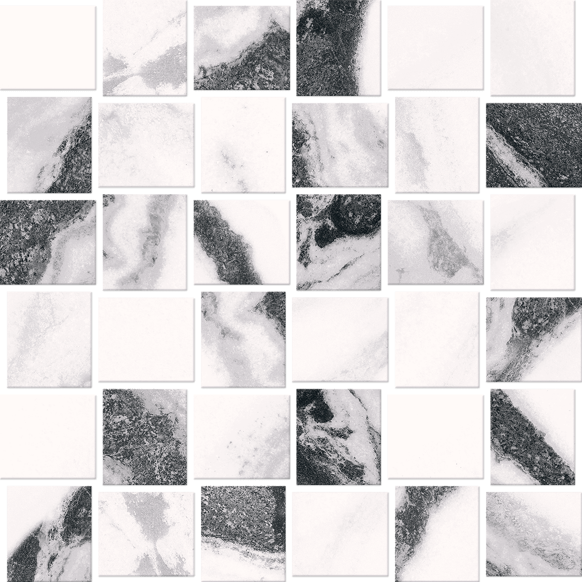 Porcelanato Vidrado Cava pcs Mosaico Irregular Cinca