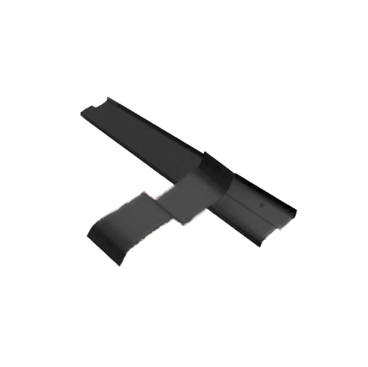 Perfil em alumínio p/remate em parede (2m) - preto
