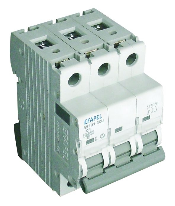Disjuntor Mt - 3P - 10Ka - C - 1A Modus 55 Ref. 55101 Efapel