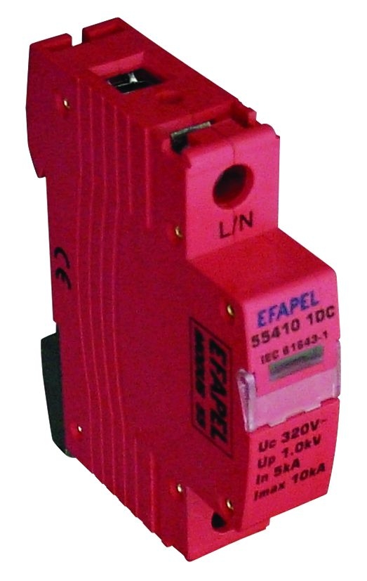 Descarregador Sobretensão 1P 230-320V~ 10Ka Modus 55 Un Efapel