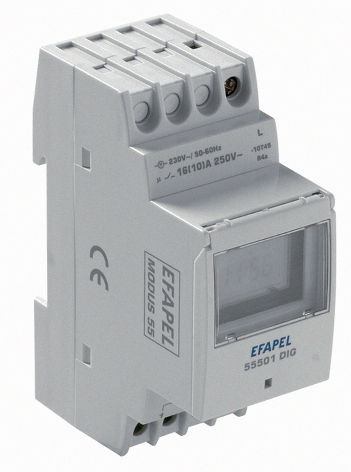 Inter Horário 1 Canal Diário/Semanal Digital Modus 55 Un Efapel