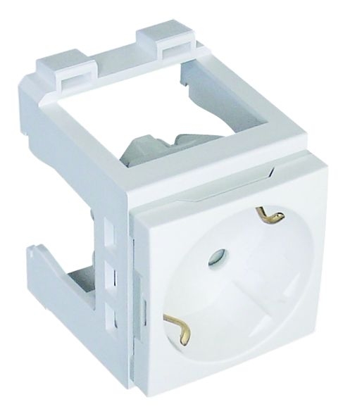 Tomada Schuko C/Obturador Modus 55 Un Efapel