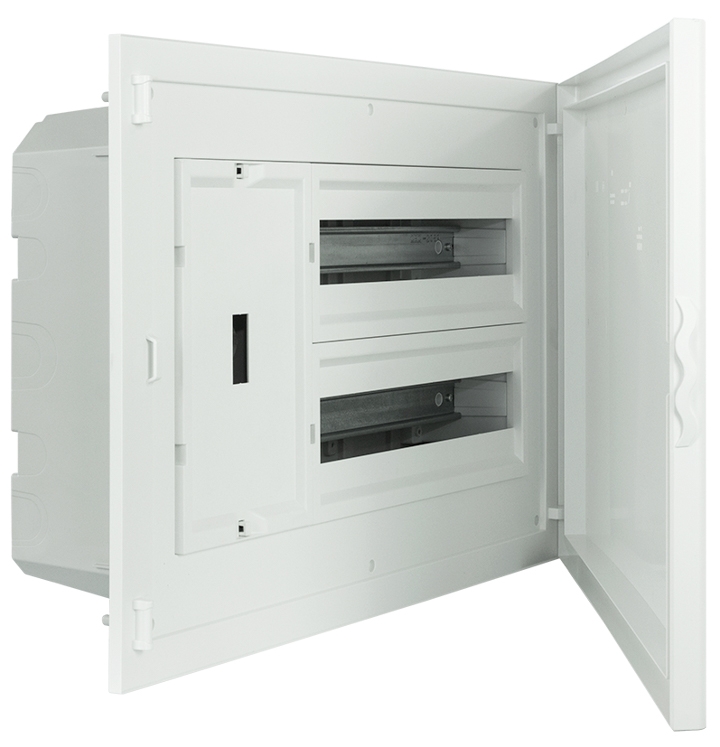 Quadro Entr Embeb Completo 24 Mód (2X12)+Dcp Q. Elétricos Un Efapel