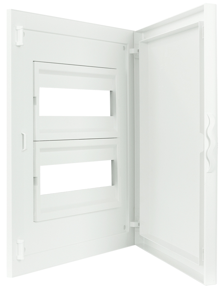 Interior de Porta P/Quadro Embeb 24 Mód (2X12) Q. Elétricos Un Efapel
