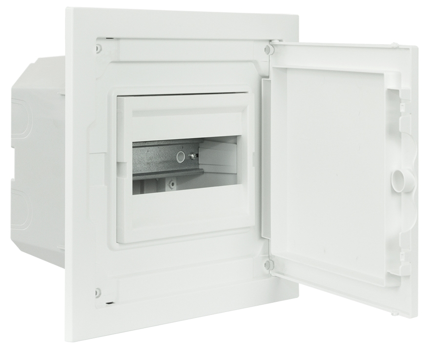 Quadro Distrib Bx Perfil 8 Módulos (1X8) Q. Elétricos Un Efapel