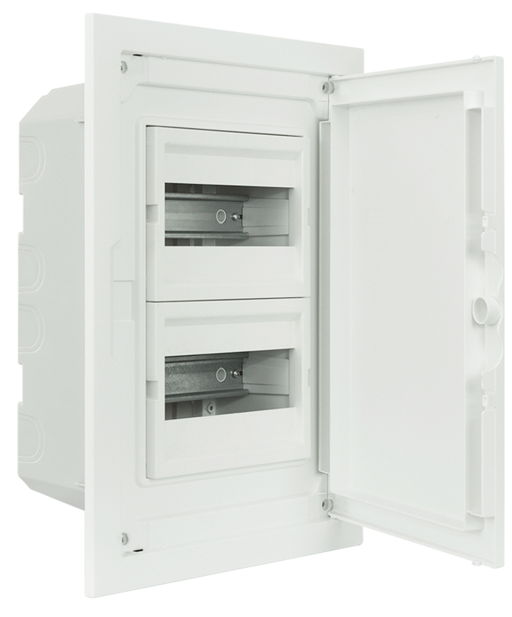 Quadro Distrib Bx Perfil 16 Módulos (2X8) Q. Elétricos Un Efapel