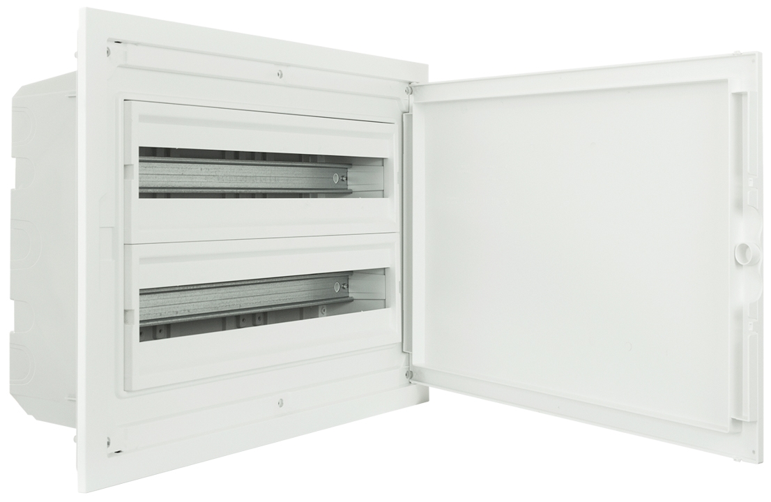 Quadro Distrib Bx Perfil 48 Módulos (2X24) Q. Elétricos Un Efapel
