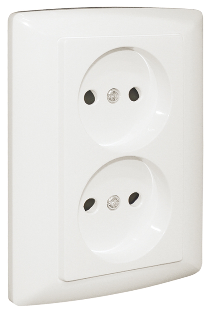 Tomada Dupla Monobloco 2P Brico 70 Emb Efapel