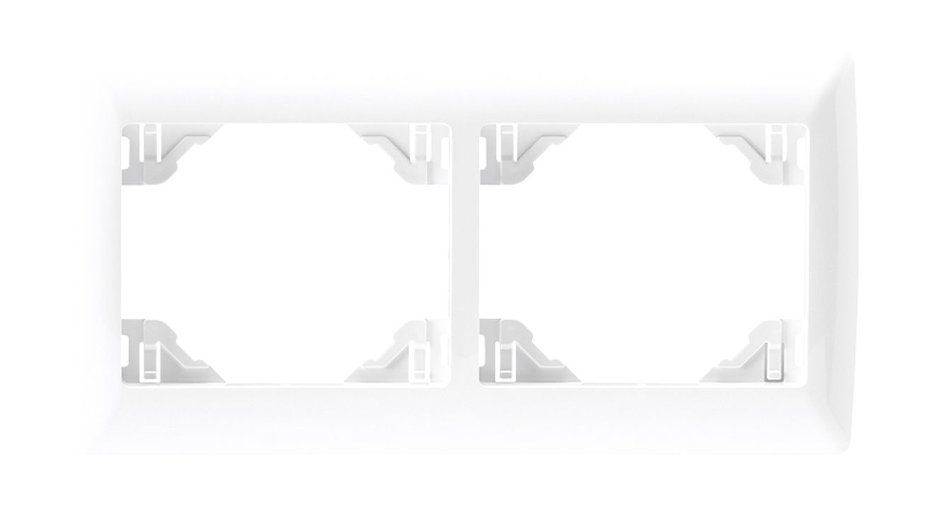 Espelho Duplo Horizontal Brico 70 Emb Efapel Engatar (encaixe rápido)