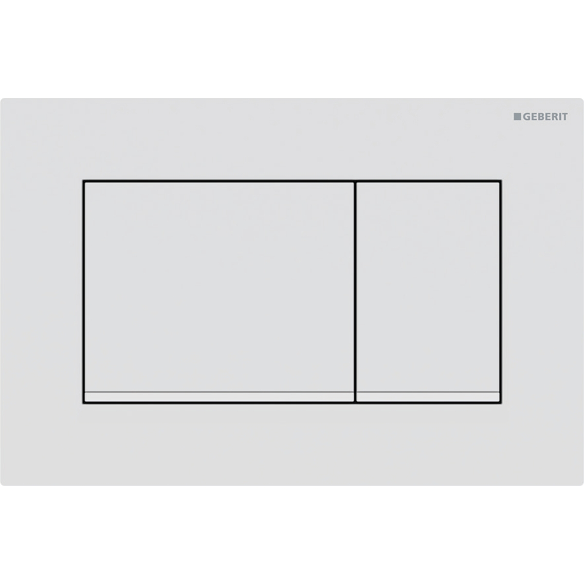 Placa de comando de descarga Geberit Sigma30 para descarga dupla - Geberit