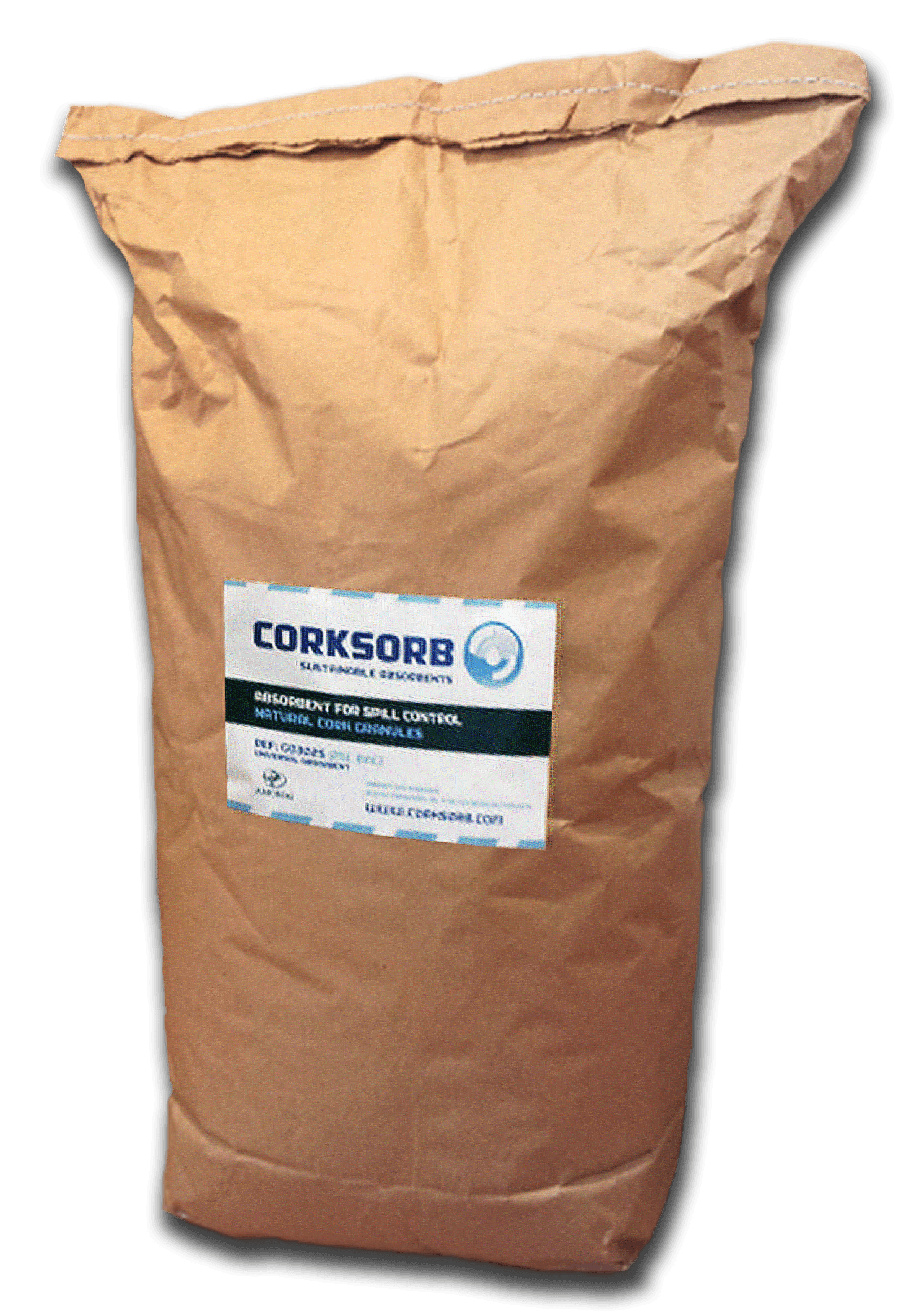 Absorvente em forma de grânulos Corksorb Sacos de 5 KG