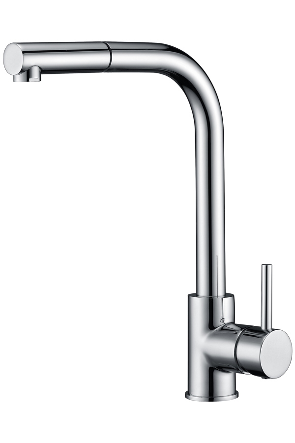 Torneira de cozinha monocomando com bico extensível da série Malta Imex