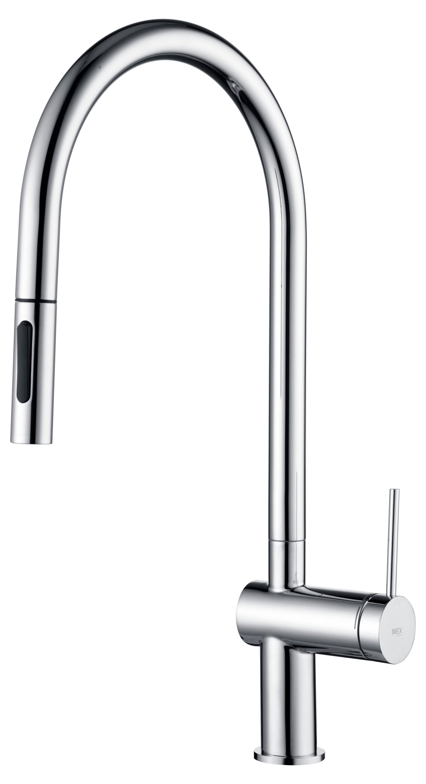 Torneira de cozinha monocomando com bico extensível da série Berna Imex