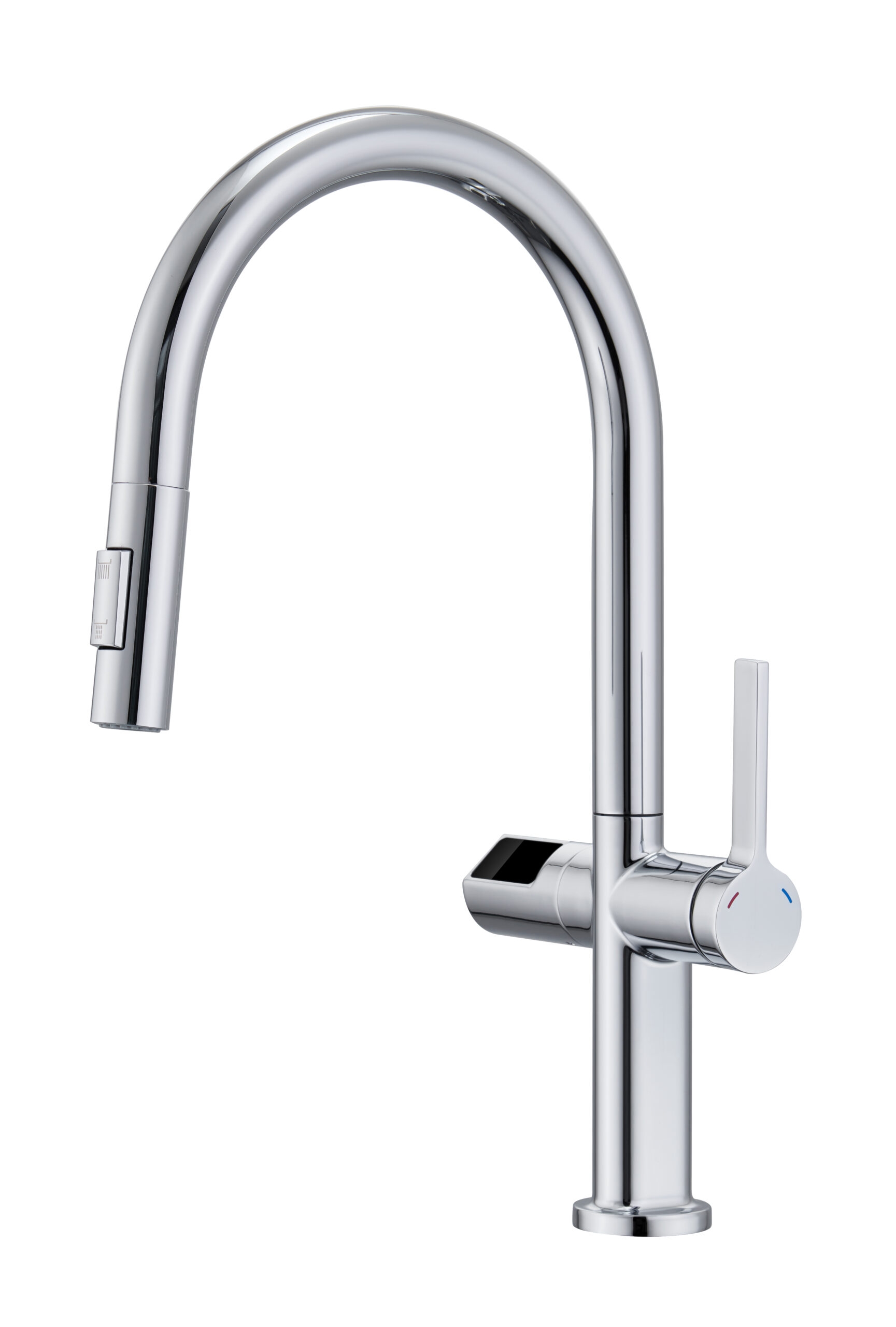 Torneira de cozinha monocomando com bico extensível da série Turin Imex