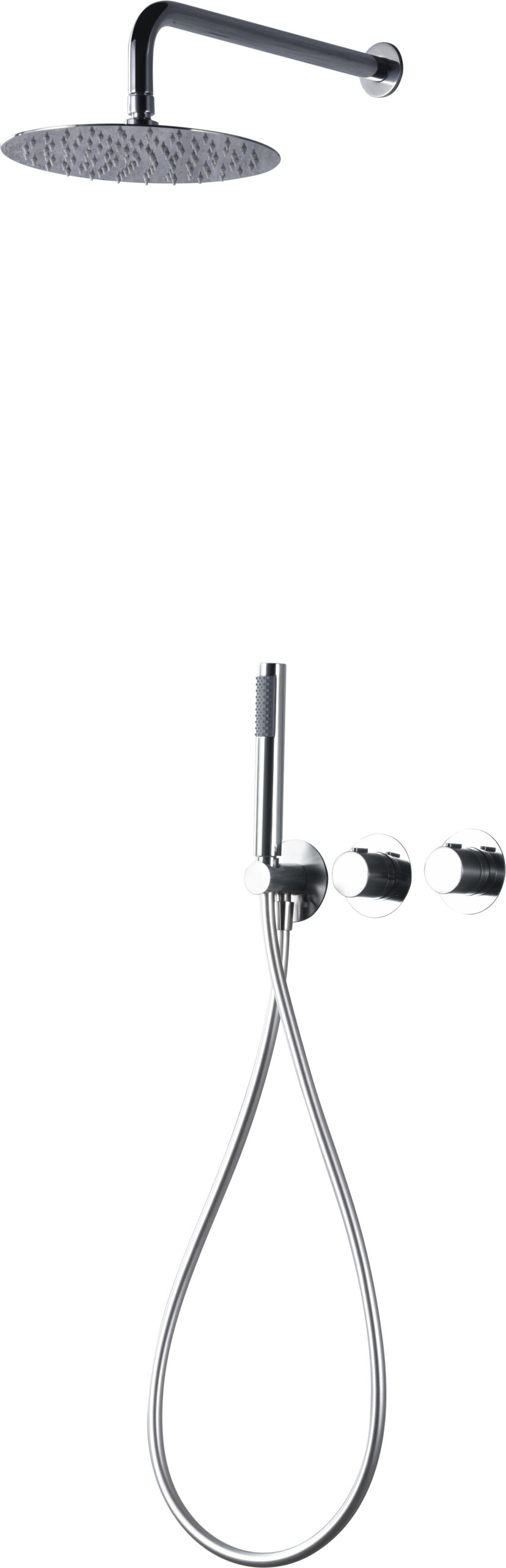 Conjunto de chuveiro embutido termostático da série Assen Imex