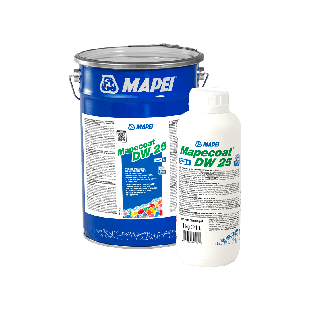 Pintura epóxí bicomponente Mapecoat DW 25 Mapei