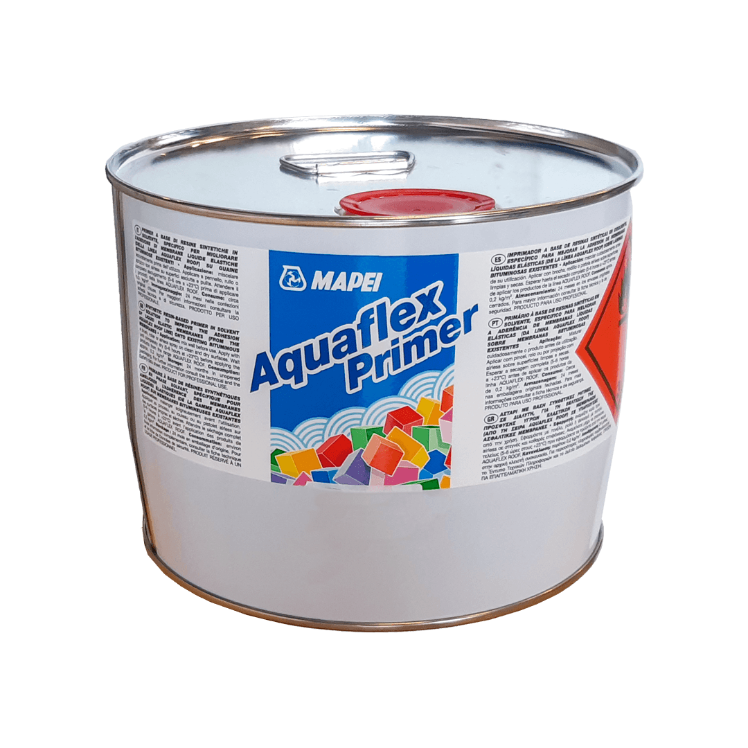 Primário à base de resina para superfícies betuminosas em cimento-amianto ou de incerta aderência Aquaflex Primer Mapei