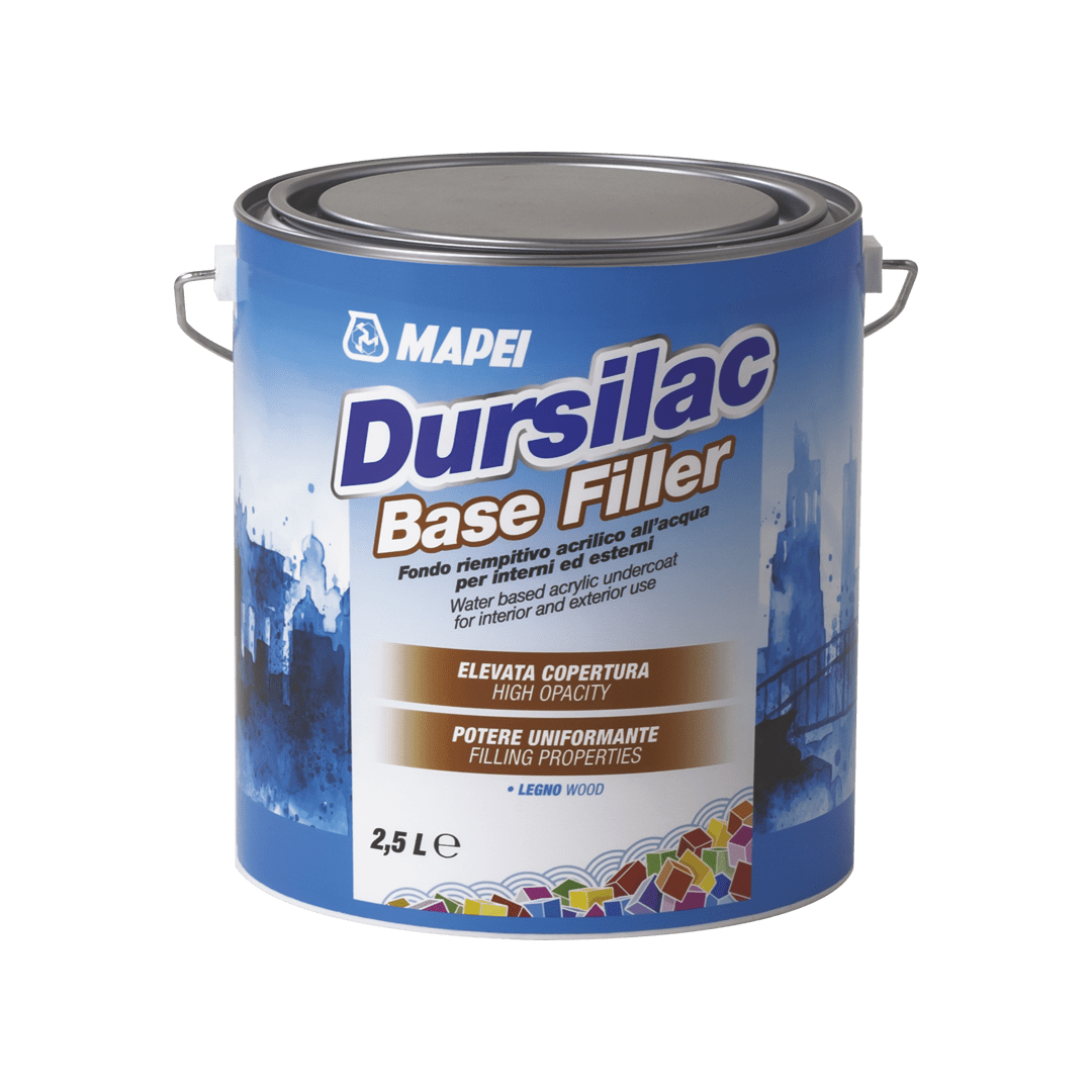 Primário de enchimento acrílico à base de água para interiores e exteriores Dursilac Base Filler