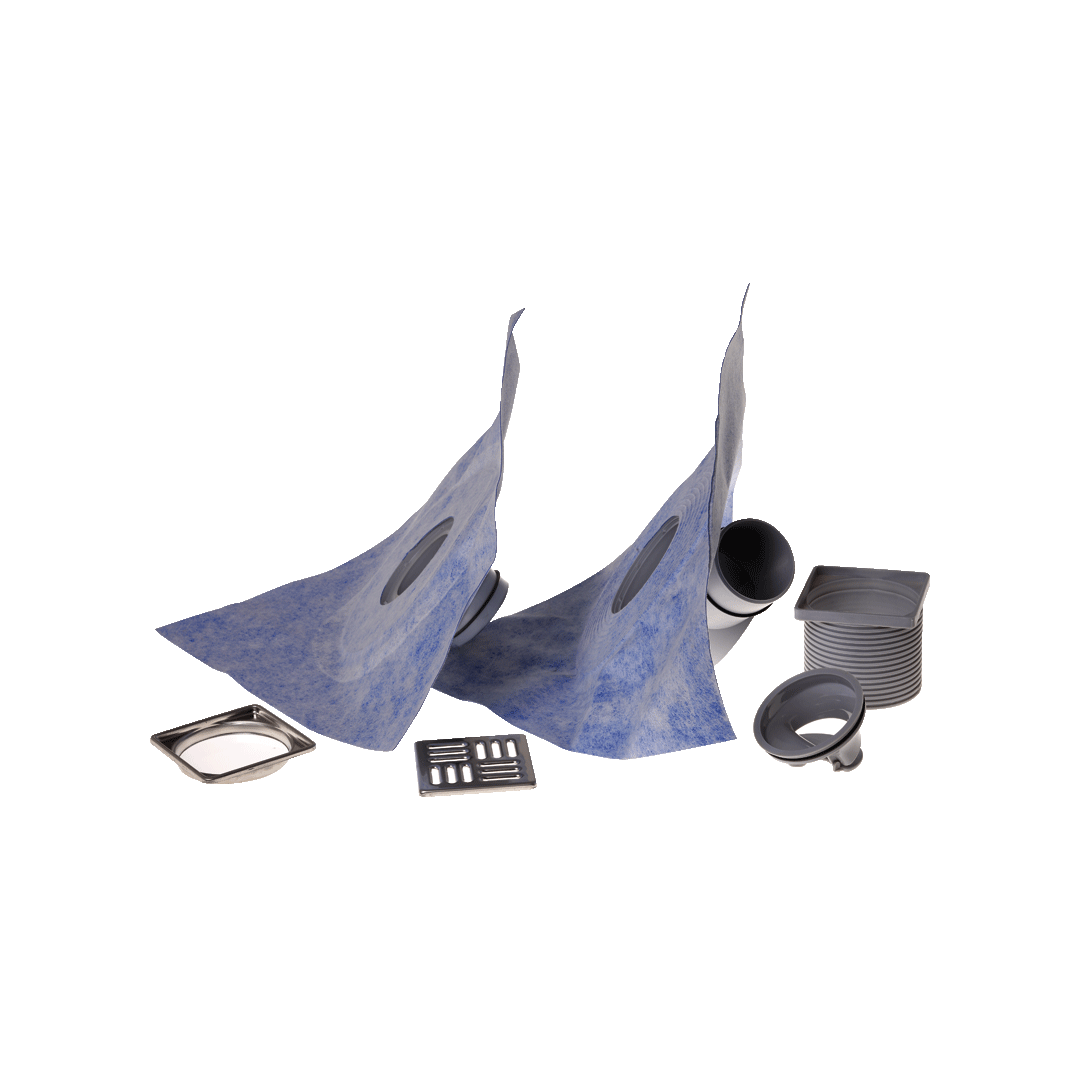 Kit para a realização de uma descarga em pavimentos Drain Vertical