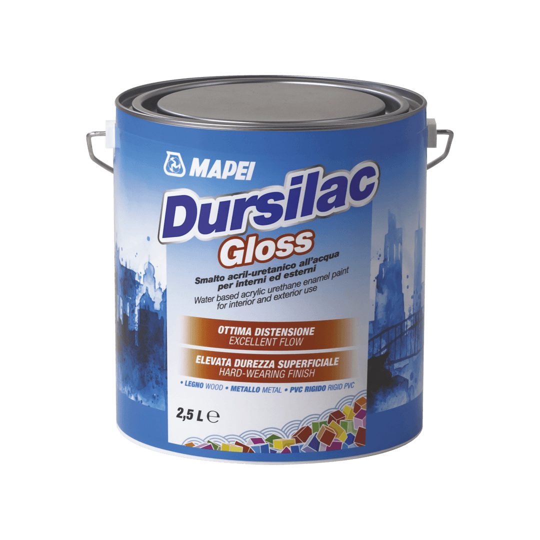 Esmalte acrílico-uretano à base de água para interiores e exteriores Dursilac Gloss