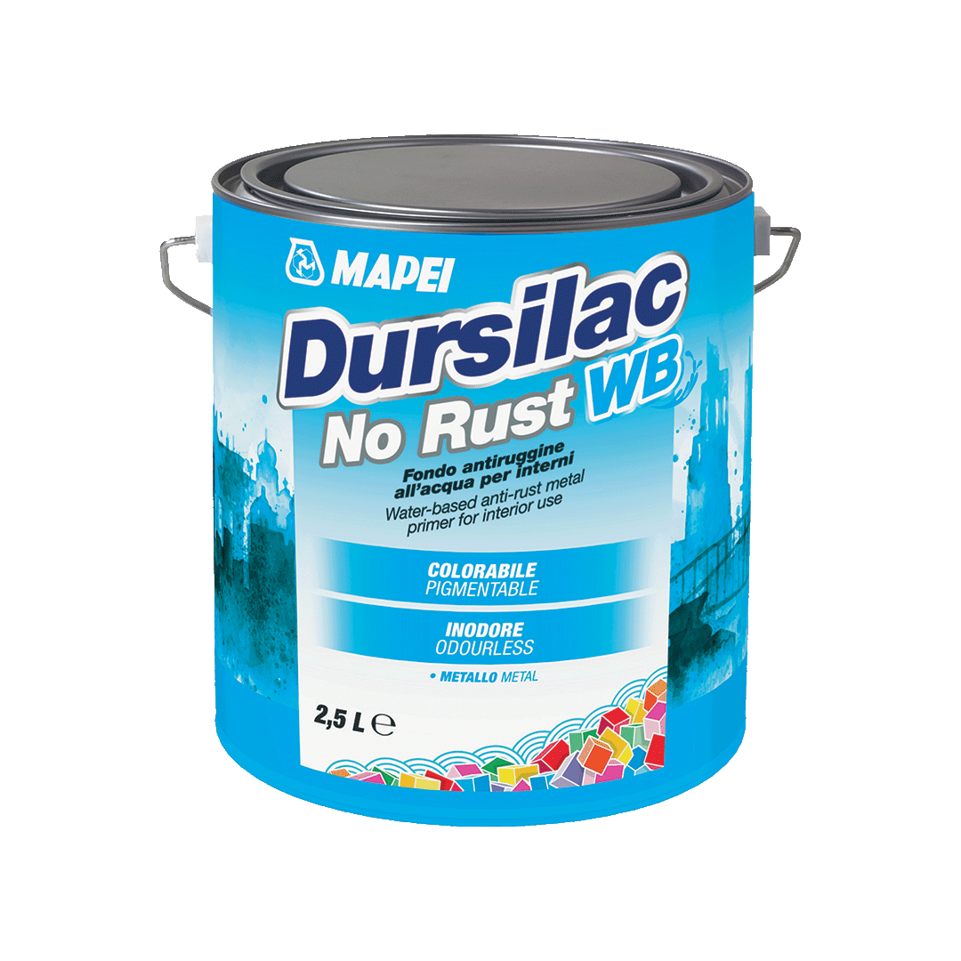 Primário antiferrugem à base de água para interiores Dursilac No Rust WB