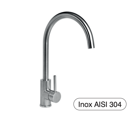 COZINHA Misturadora Bica Alta Curva N AISI 304 Stillnox GIT0013N Ofa