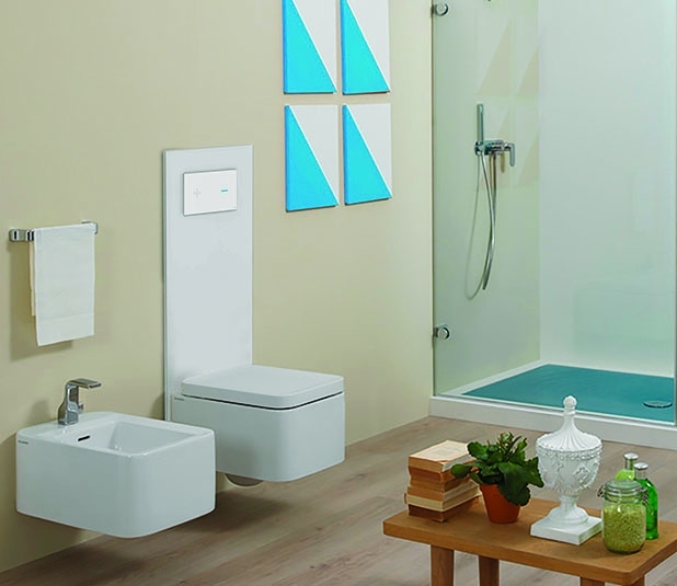 Painel Frontal Vidro Branco Estrutura Ajustável Oli
