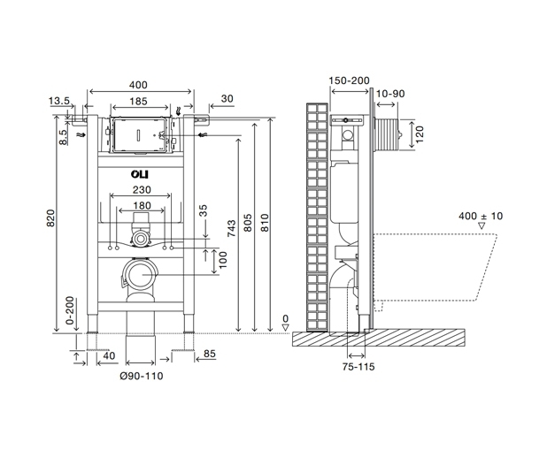 Expert Plus Mecânico Sanitarblock 820 Autoclismos Interiores Oli