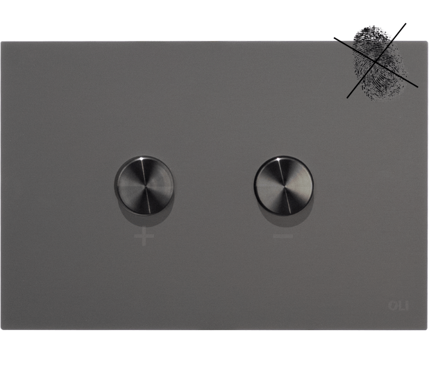 Blink Aço Inox Escovado Anti-Dedadas Placas De Comando Oli