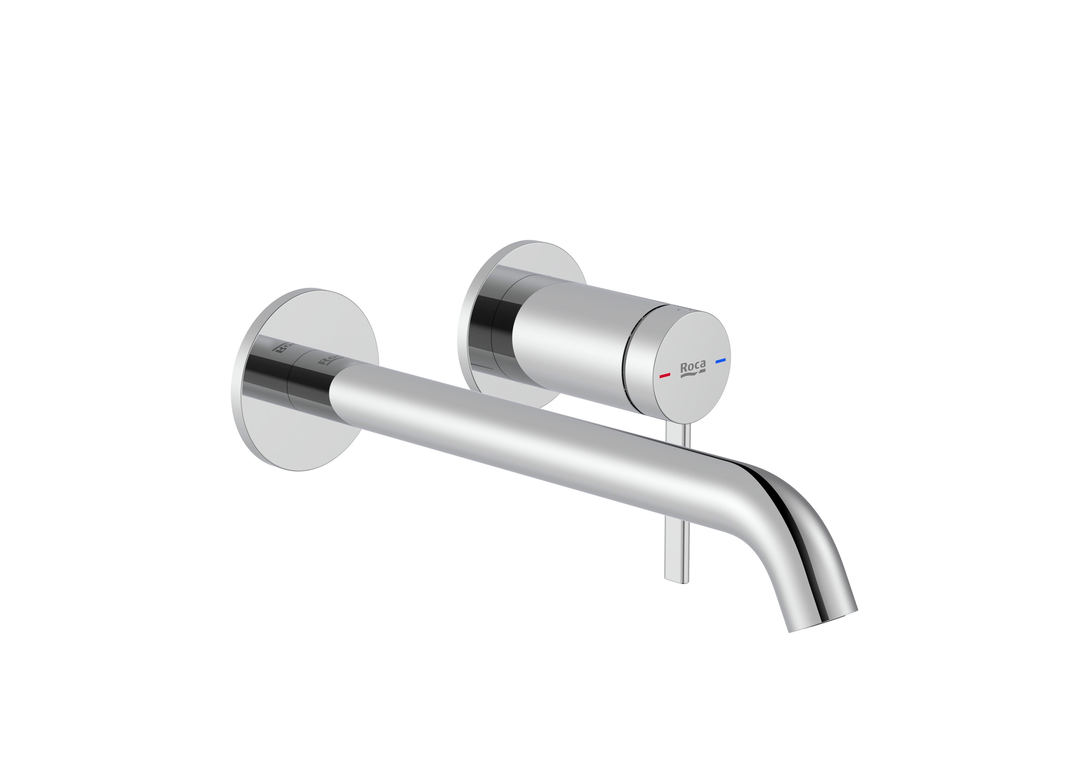 Misturadora monocomando de parede para lavatório, cano 230mm (a completar com kit universal ref. A5E3501..0) Roca