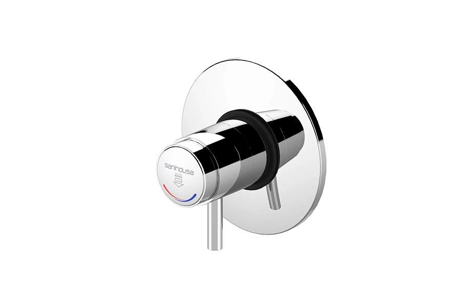 Misturadora temporizada de duche Lock Cromado 78xØ117 mm Sanindusa