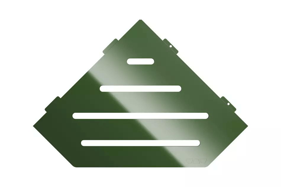 Prateleira de parede de canto pentagonal Schlüter-SHELF-E-S2 Prateleira de parede de canto pentagonal 19,5 cm 19 cm