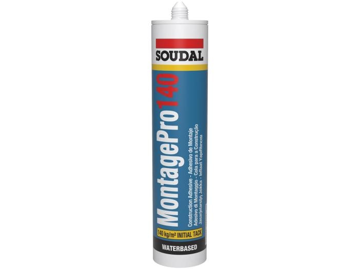 Cola de montagem à base de água Montagepro 140 310ml Soudal