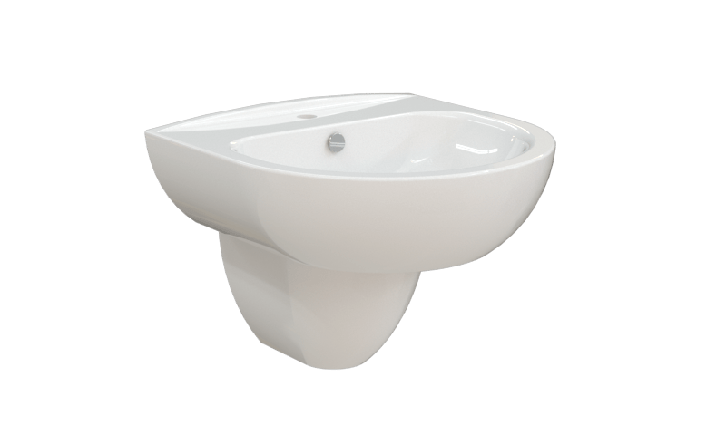 Lavatório Médio + Coluna Suspensa Nautilus Valadares