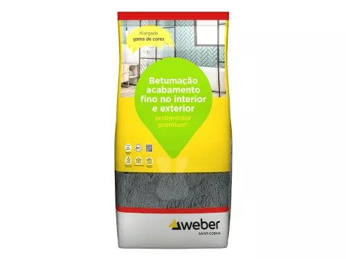 Webercolor premium+ Betumação com acabamento fino para interiores e exteriores