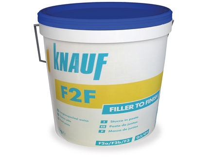 Pasta de juntas e de acabamento de secagem lenta para sistemas de placa de gesso laminado KNAUF F2F FILLER 2 FINISH
