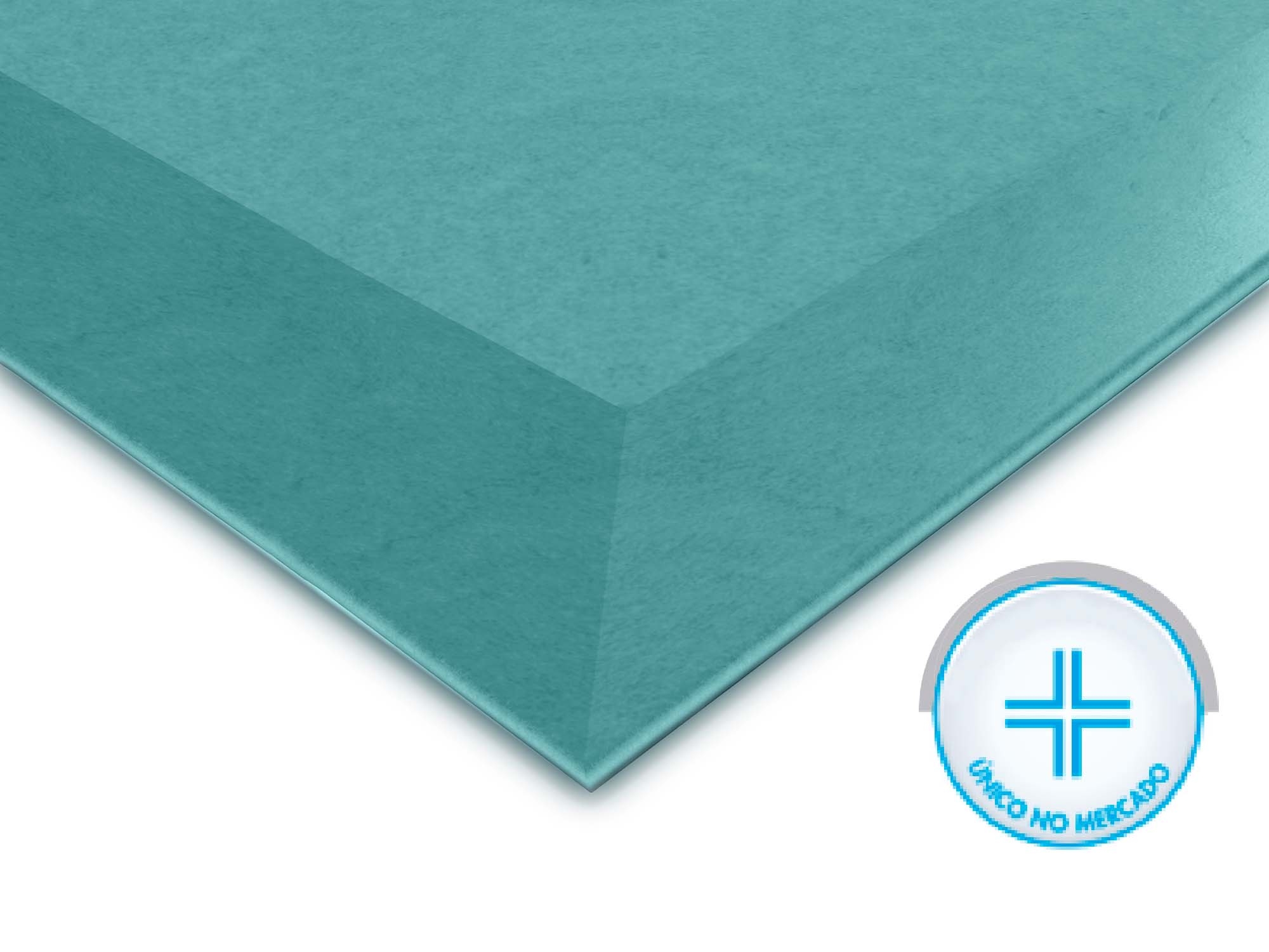 Placa de gesso laminado ligeira para sistema de tetos com 4 bordes afinados KNAUF LIGHTBOARD HORIZON H1 12,5 4BA