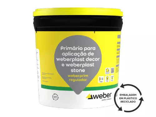 Primário de regularização de absorção do suporte para acabamento weberplast - Weberprim regulador - Weber - Saint-Gobain
